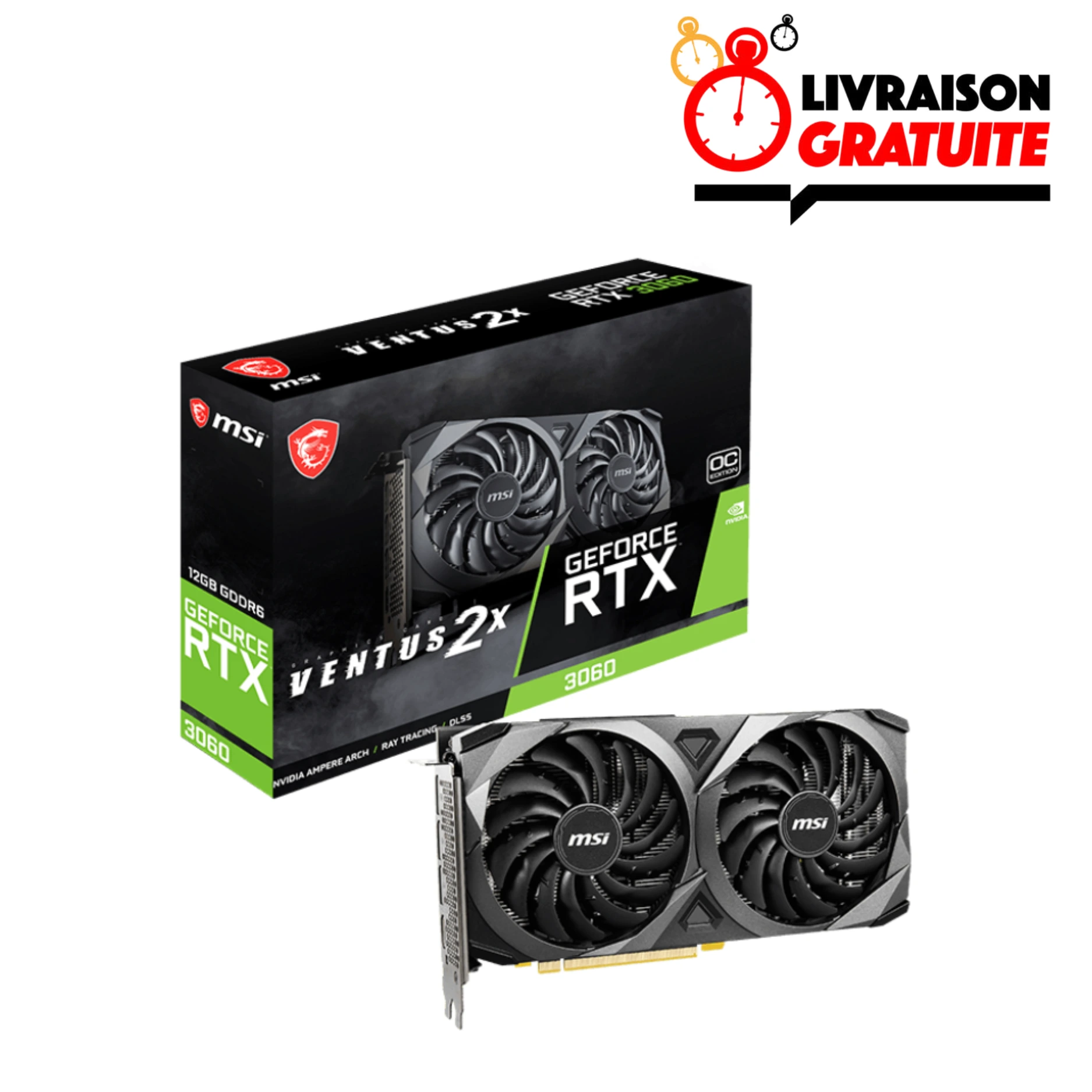 GeForce RTX™ 3060 VENTUS 2X 12G OC