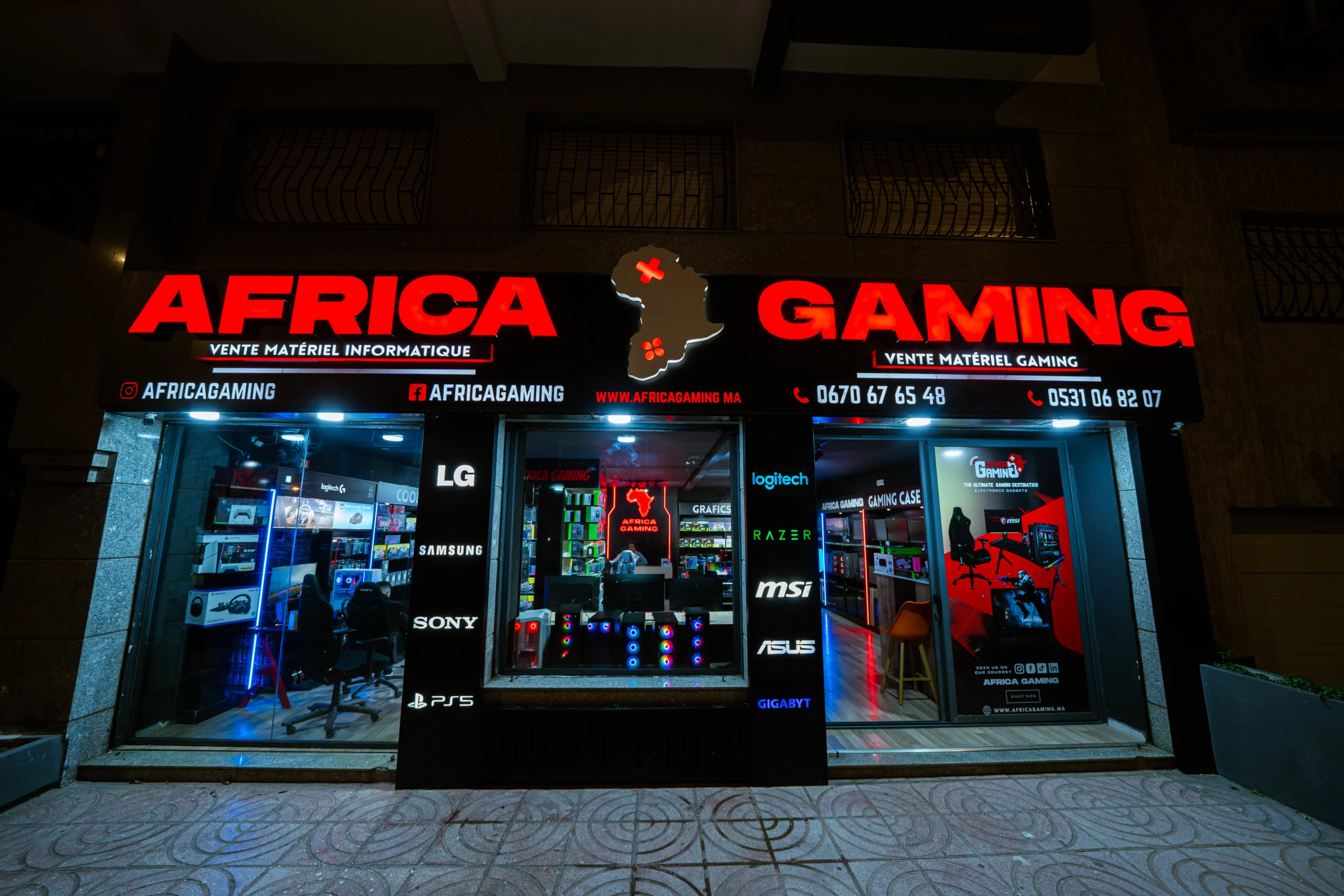 Setup Gaming Maroc AFRICAGAMING RGB