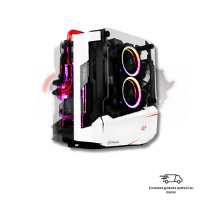 ANTEC STRIKER PC Case boîtier gaming open frame vue avant setup PC Maroc