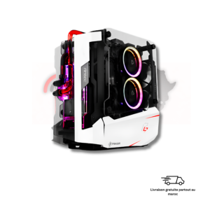 ANTEC STRIKER PC Case boîtier gaming open frame vue avant setup PC Maroc