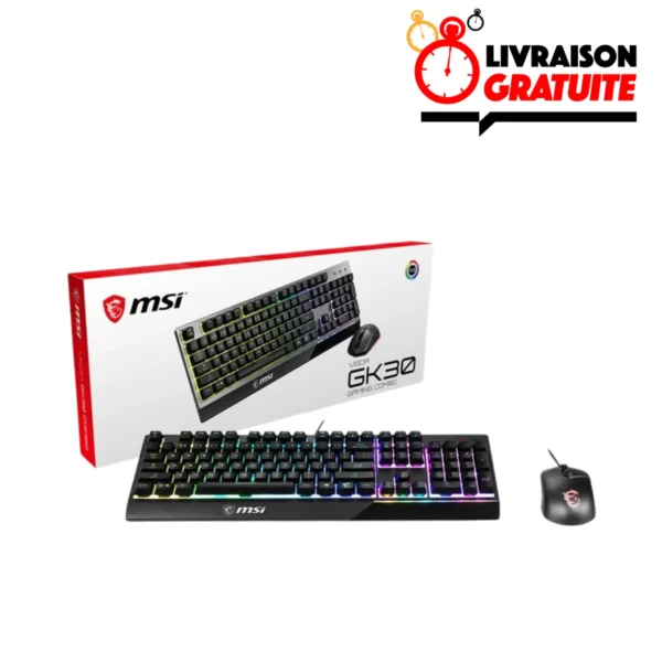 MSI Vigor GK30 + Clutch GM11 (Noir)