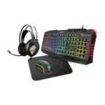 Kit Gaming KRITIC RGB CLAVIERSOURISCASQTAPIS 1 1 Africa Gaming Maroc