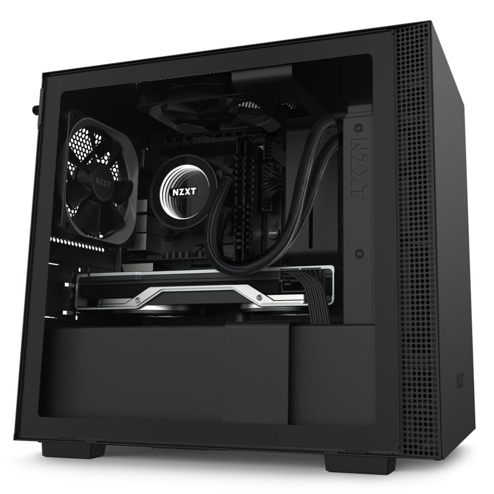 NZXT H210I Matte Black Mini Tower