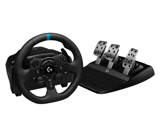 Logitech G923 Driving Force volant PS5 PS4 PC Maroc