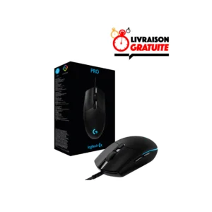 LOGITECH G PRO Corded Gaming Mouse – HERO – BLACK – USB – EWR2