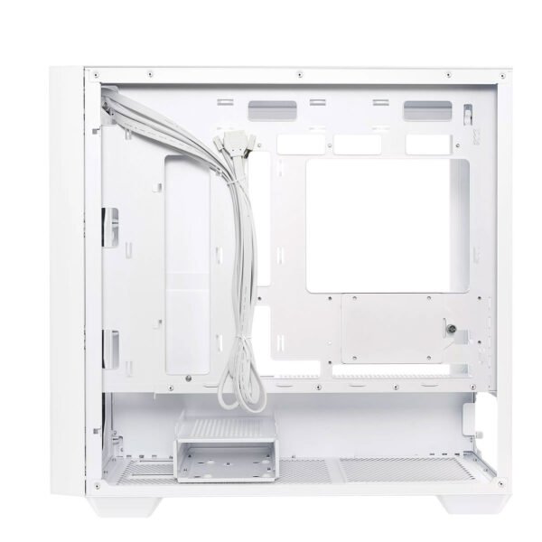 Boîtier PC gamer ASUS Prime A21 - Blanc Mini Tour avec panneau en verre trempé et façade Mesh compatible Cable Management Chez Africa Gaming Maroc .