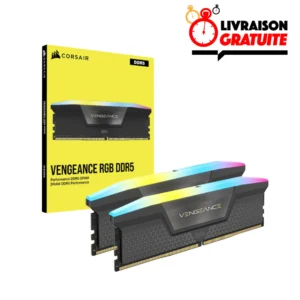 Corsair Vengeance RGB DDR5 32Go (2 x 16Go) 6400 MHz CL36