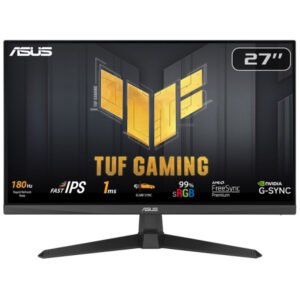 Découvrez l'ASUS TUF Gaming VG279Q3A, écran gamer 27" IPS, Full HD, 180 Hz, FreeSync/G-SYNC Compatible. Le meilleur prix au Maroc.