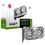 MSI GeForce RTX 4060 VENTUS 2X Blanc 8G OC 8 Go GDDR6 - HDMI/Tri DisplayPort - DLSS 3 - PCI Express (NVIDIA GeForce RTX 4060) chez Africa Gaming Tanger Maroc.