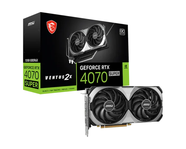MSI GeForce RTX 4070 SUPER 12G VENTUS 2X OC