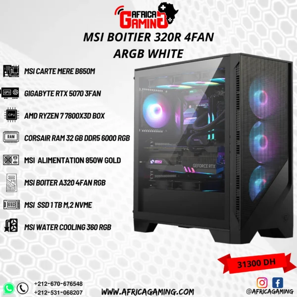 PC Gamer AMD Ryzen 7 7800X3D / RTX 5070