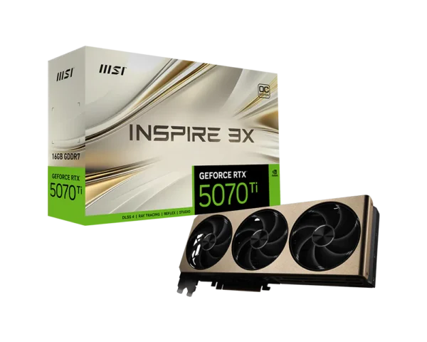 GeForce RTX 5070 Ti 16G INSPIRE 3X OC PLUS