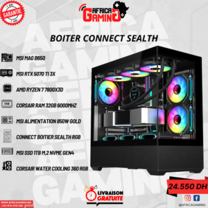 PC Gaming CONNECT SEALH Ryzen 7 7800X3D / 5070 TI 3X