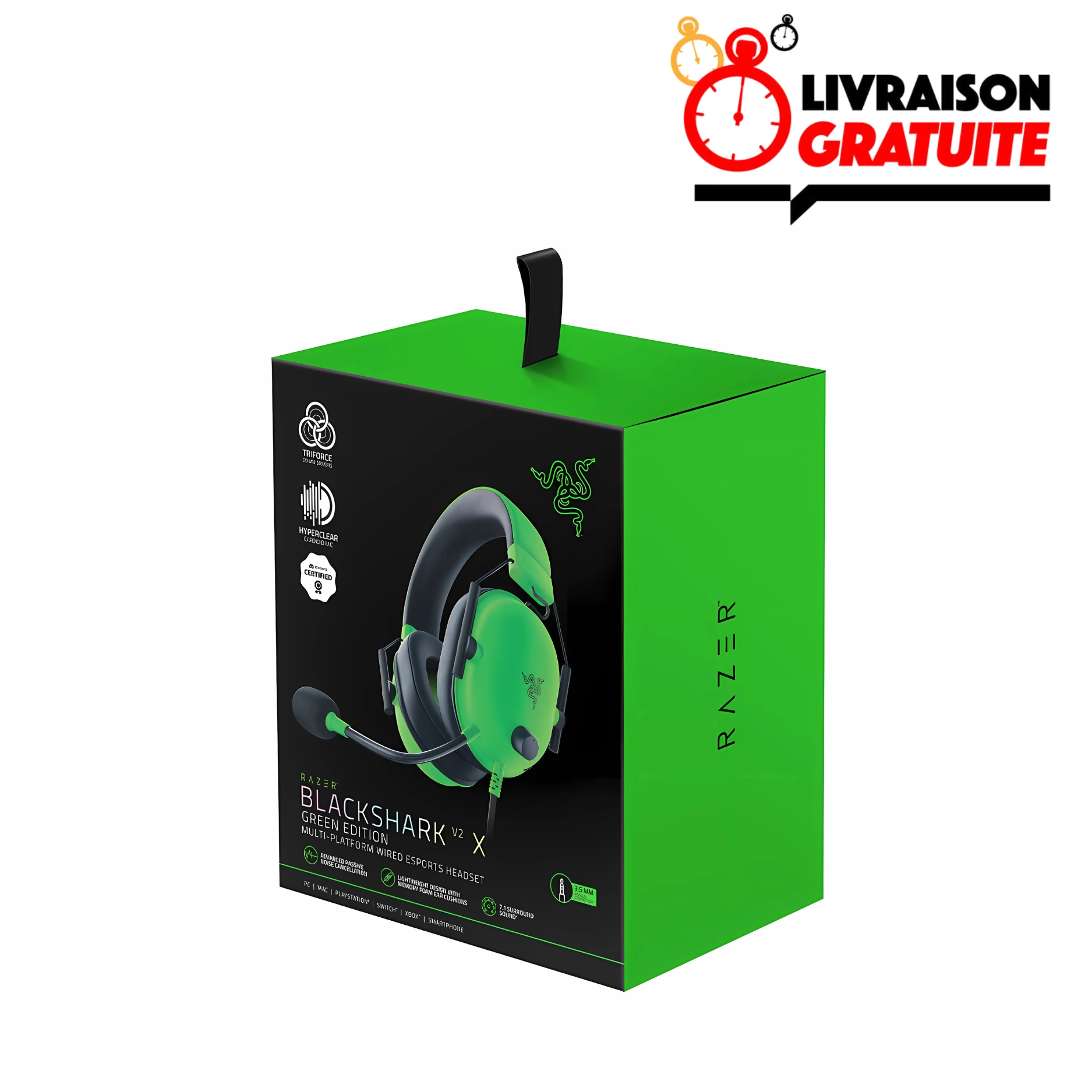 RAZER BLACKSHARK V2 X GREEN