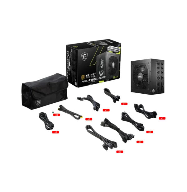Alimentation MSI MAG A750GL 750W pour PC gaming