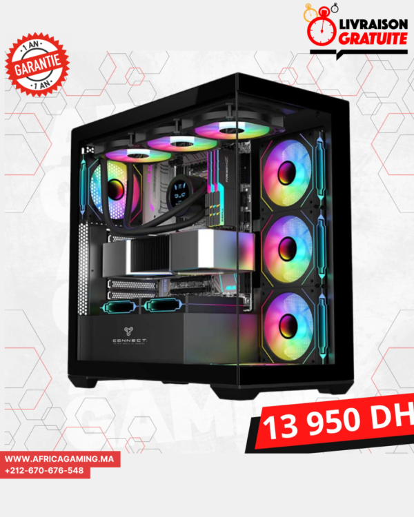 PC Gamer Ryzen 5 7600 RTX 5060 Ti Maroc Setup MSI B650 DDR5