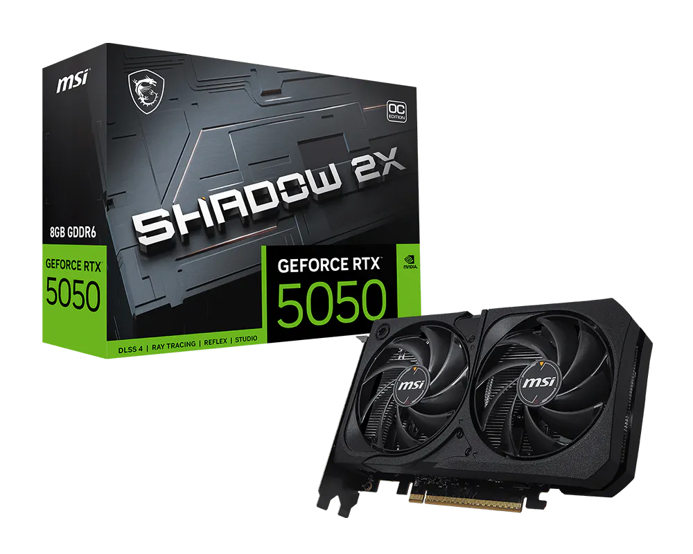 GeForce RTX 5050 8G SHADOW 2X OC