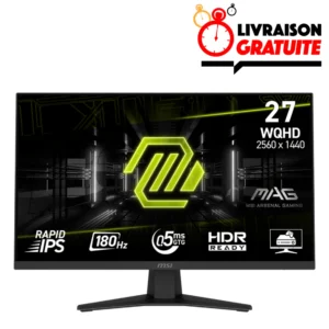 MSI MAG 274QF Écran Gaming 27 pouces 180 Hz au Maroc