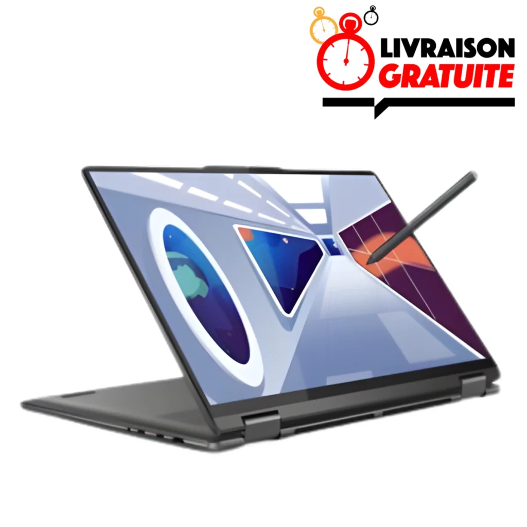 Lenovo Yoga 7 16IRL8 tactile 2-en-1 16 pouces 2.5K Maroc