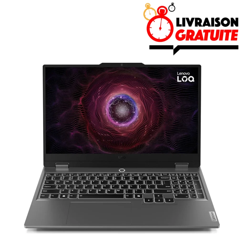 Lenovo LOQ 15AHP9 Ryzen 7 RTX 4050 6GB PC gamer Maroc