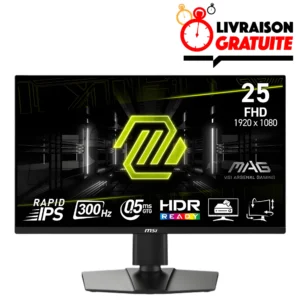 MSI MAG 255PXF 300Hz – Écran Gaming eSport Maroc