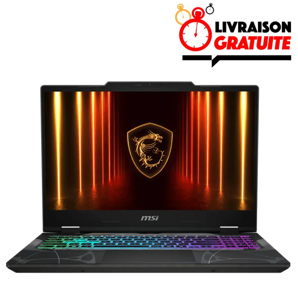 PC portable gamer MSI Cyborg 15 B2RWEKG RTX 5050 au Maroc