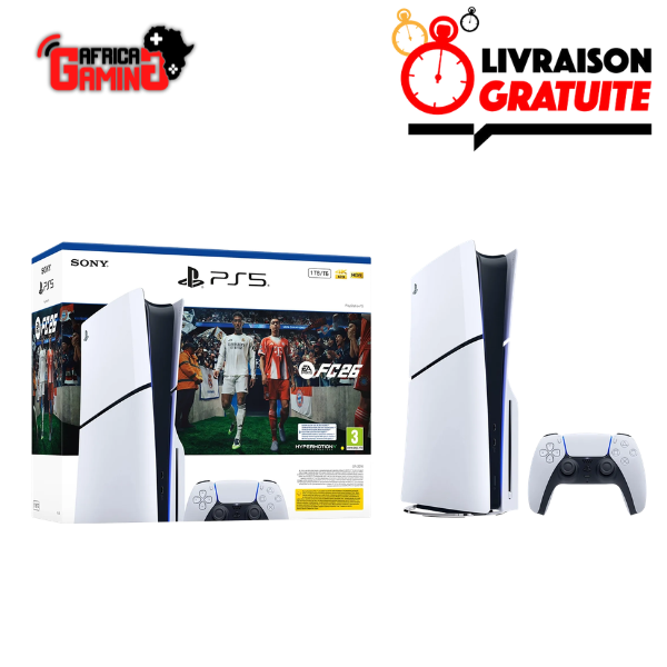 Playstation 5 slim disk version Maroc