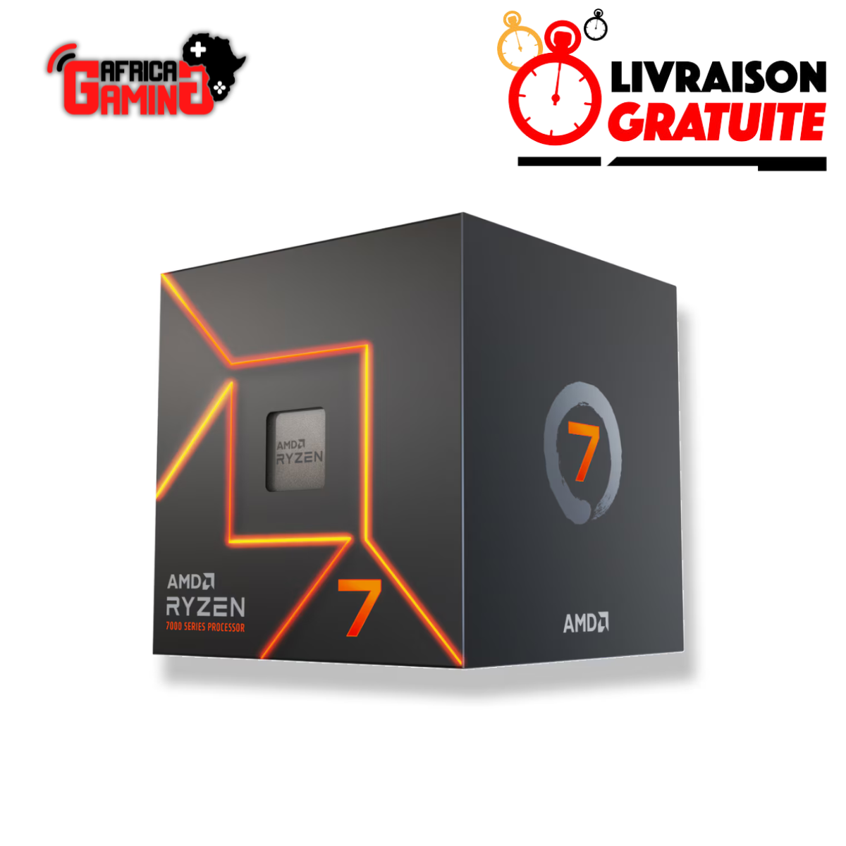 AMD Ryzen 7 7000 Maroc Processeur 7700 AM5