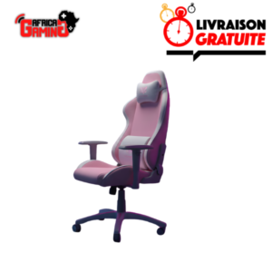 Hybrok Gaming Chair Ghost Pink Maroc Chaise Gaming Rose Blanche