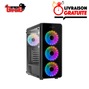 Hybrok Carbon ARGB Maroc Boîtier Gaming ATX