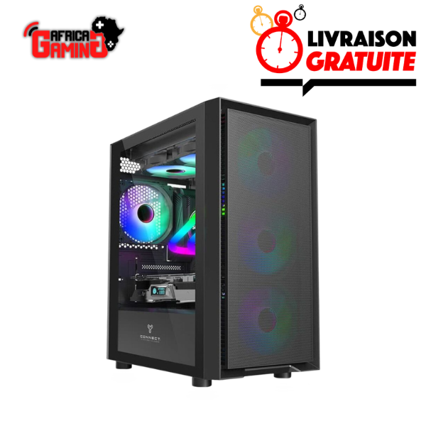 PC Gamer Ryzen 5 7500F – RTX 5060 8GB – 16GB DDR5 6000MHz – 512GB SSD – Maroc 1 PC Gamer Ryzen 5 7500F RTX 5060 Maroc Setup Gaming