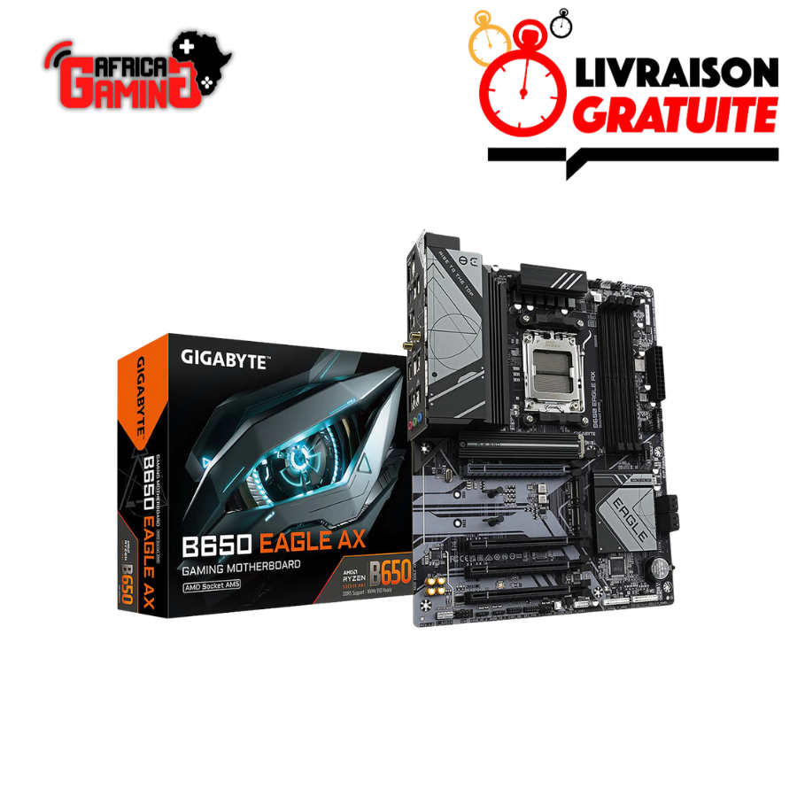 Africa Gaming Achetez votre Gaming setup Pc Meilleur prix au Maroc, livraison rapide à domicile. 119 Gigabyte B650 EAGLE AX Maroc Carte Mère Gaming