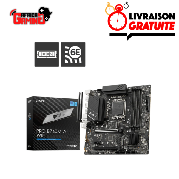 MSI PRO B760M-P DDR5 Maroc