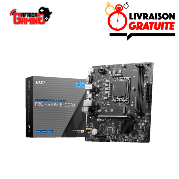 MSI PRO H610M-E DDR5 Maroc