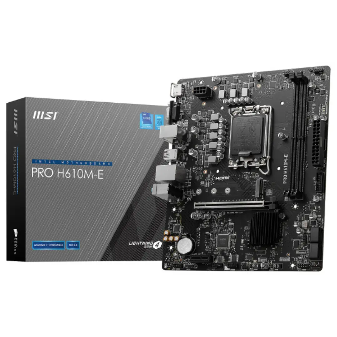 MSI PRO H610M-E DDR5 Maroc