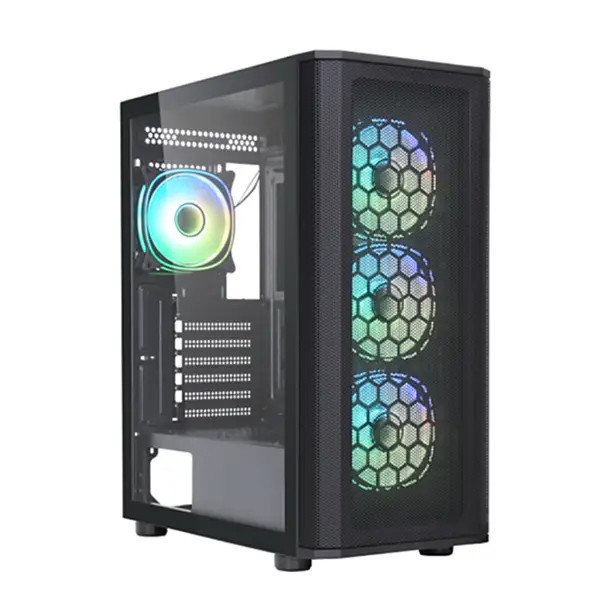 Hybrok Carbon ARGB Maroc Boîtier Gaming ATX