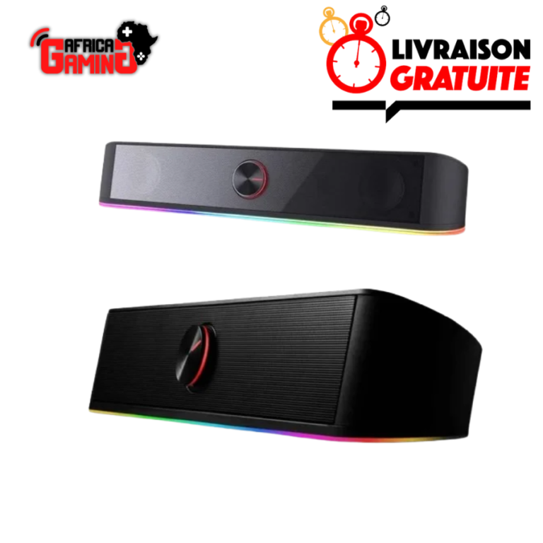Redragon GS560 Adiemus Maroc : Haut-Parleur Gaming RGB – Son Stéréo Pro 41 Redragon GS560 Adiemus Maroc Africa Gaming