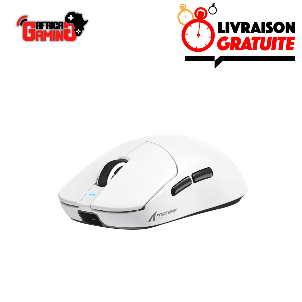 Attack Shark X8SE White Maroc Africa Gaming