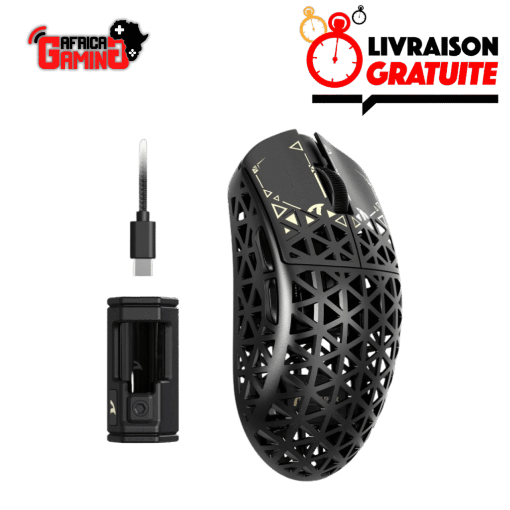 Attack Shark R5 Ultra Black Maroc Africa Gaming Magnesium
