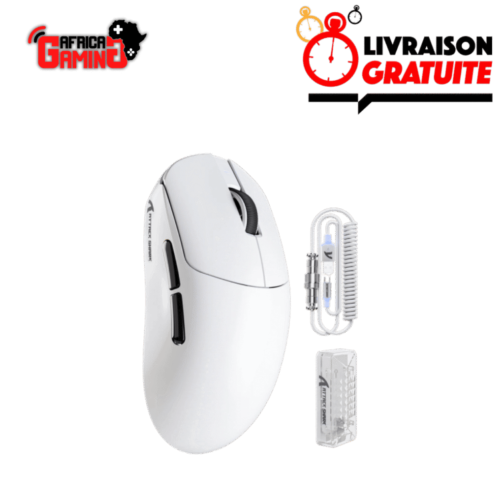 Attack Shark X8PRO White Maroc Africa Gaming 4KHz