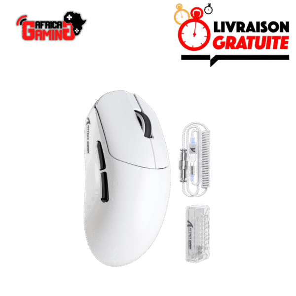 Attack Shark X8PRO White Maroc Africa Gaming 4KHz