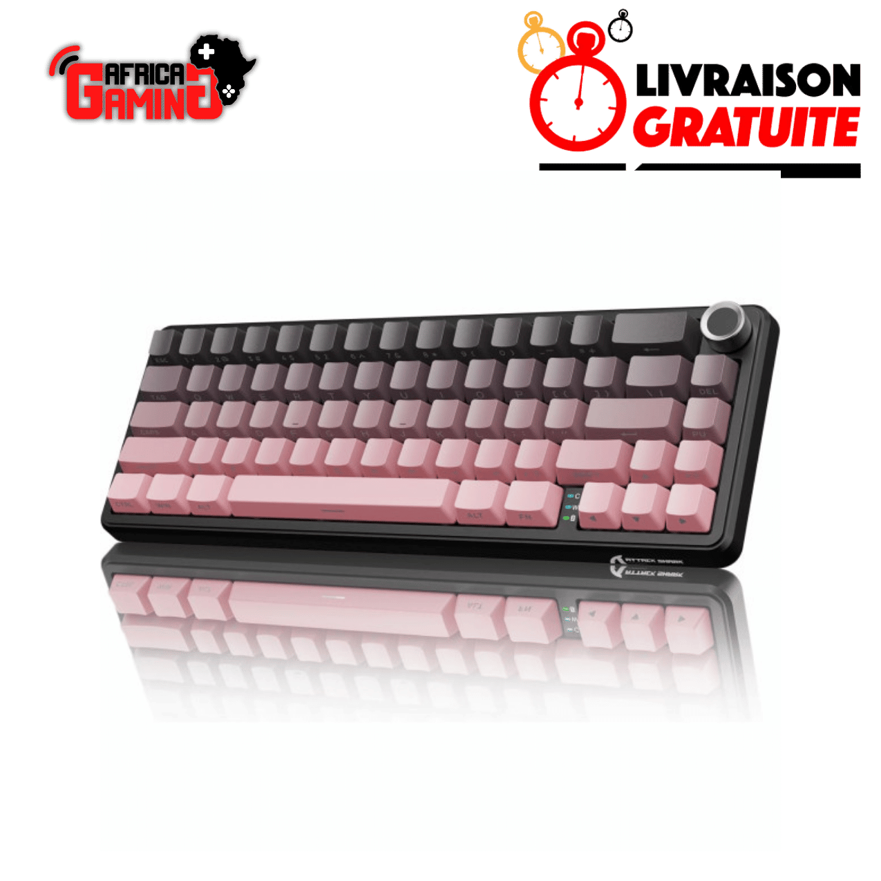 Attack Shark X66 Blackberry Maroc Africa Gaming Keyboard