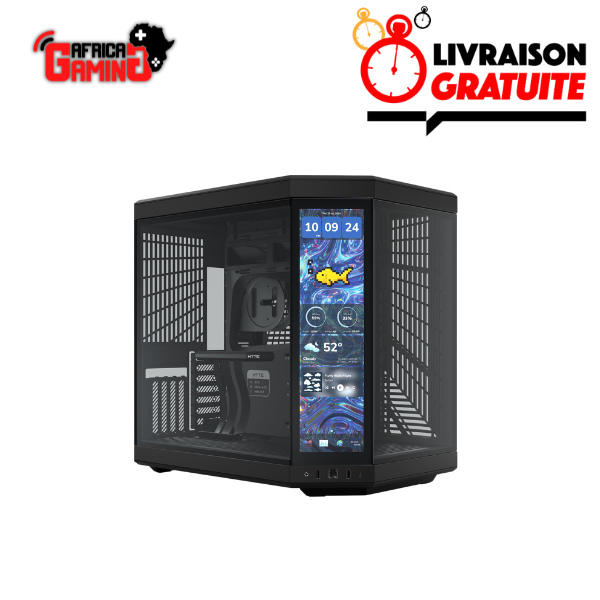 HYTE Y70 Touch Infinite Maroc Boîtier Gaming Écran 4K