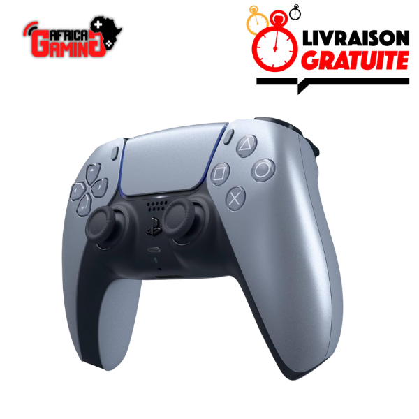 Manette PS5 DualSense Sterling Silver Maroc Édition Limitée