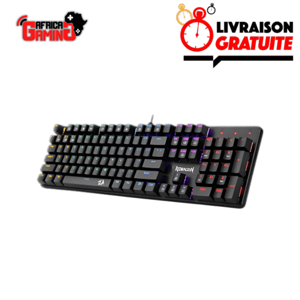 Redragon K671 Maroc : Clavier Mécanique Gamer Compact 78 Touches RGB 1 Redragon K671 Maroc Africa Gaming Clavier 78 Touches