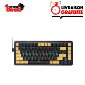 Redragon K649 Black Yellow Maroc