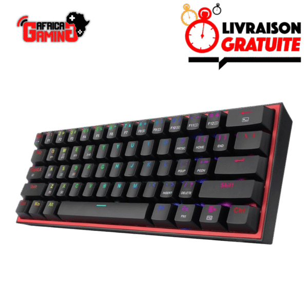 Redragon K616 Fizz PRO Black Maroc Africa Gaming