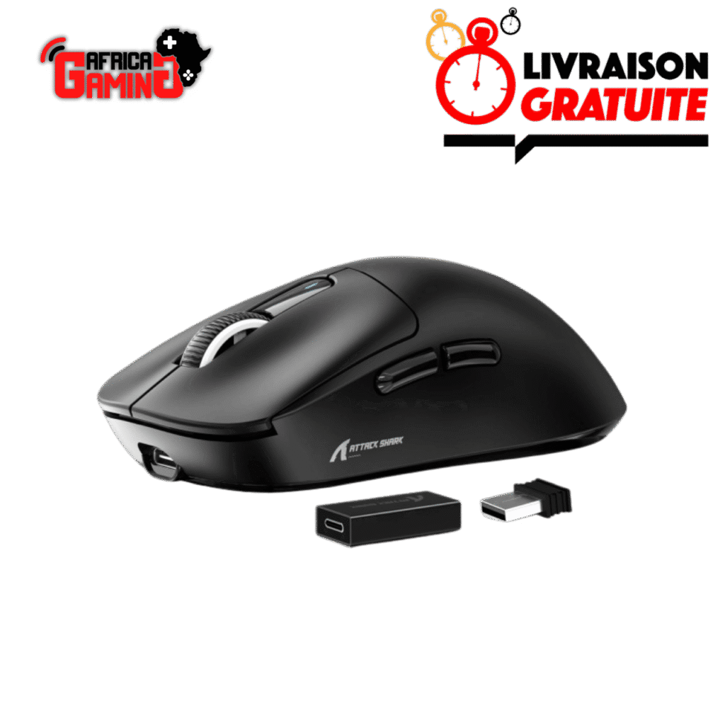 Attack Shark X3 Pro Black Maroc Africa Gaming