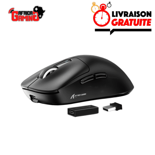 Attack Shark X3 Pro Black Maroc Africa Gaming