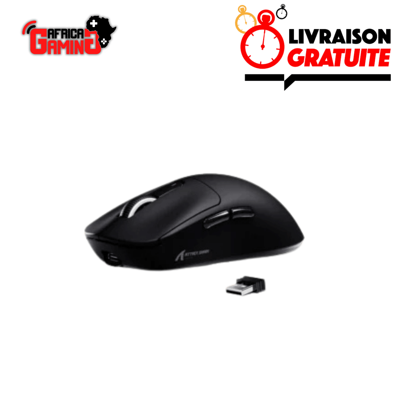 Attack Shark X3 Black Maroc Africa Gaming